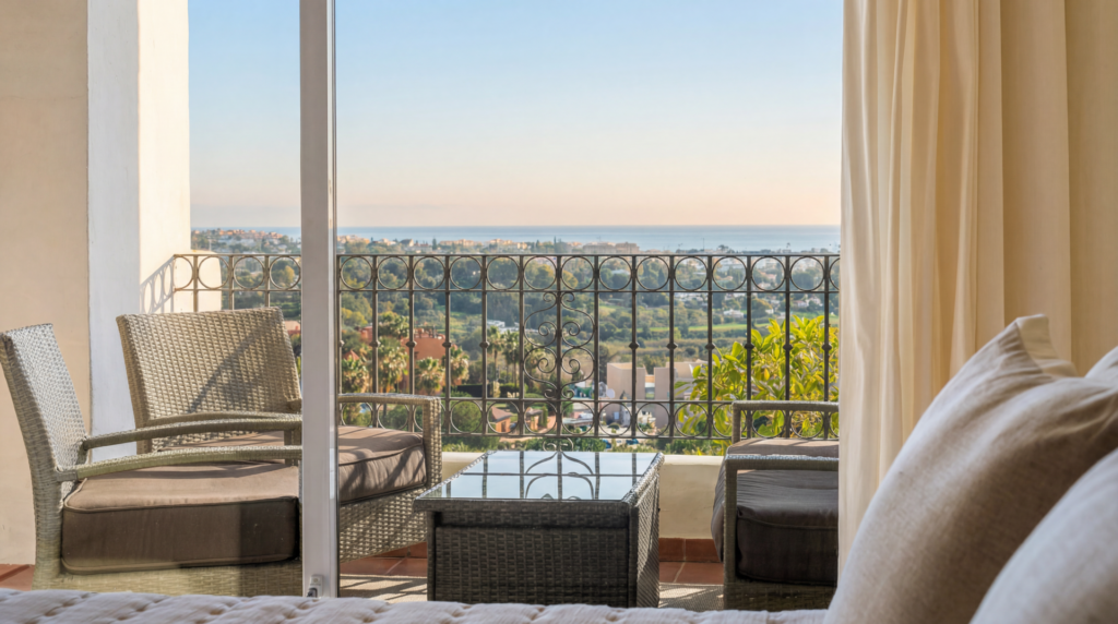Furnished 2 Bedroom Apartment for Rent in Lomas del Marqués, La Alquería, Benahavís