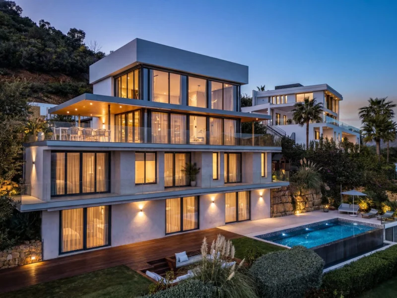 6 Bedroom Private Villa with Terrace for Sale in La Mairena, Marbella
