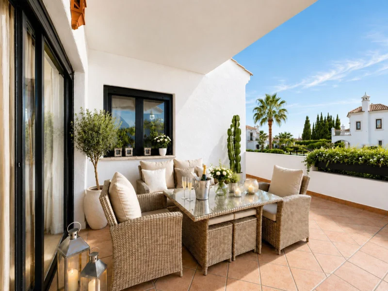 2 Bedroom Apartment with Terrace for Sale in Selwo, Nueva Milla de Oro, Estepona
