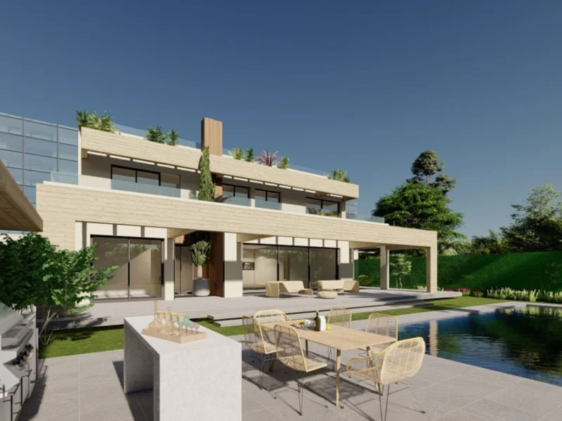 5 Bedroom Private Villa with Terrace for Sale in Nueva Milla de Oro, Estepona
