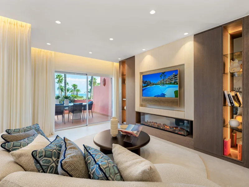 3 Bedroom Apartment with Terrace for Sale in Cabo Bermejo, Nueva Milla de Oro, Estepona