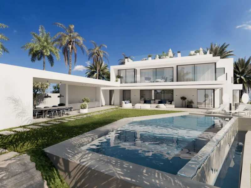 6 Bedroom Private Villa with Terrace for Sale in Milla de Oro, Marbella
