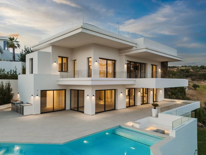 4 Bedroom Private Villa with Terrace for Sale in Estepona