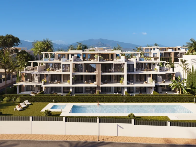 3 Bedroom Apartment with Terrace for Sale in Boladilla Village, Nueva Milla de Oro, Estepona