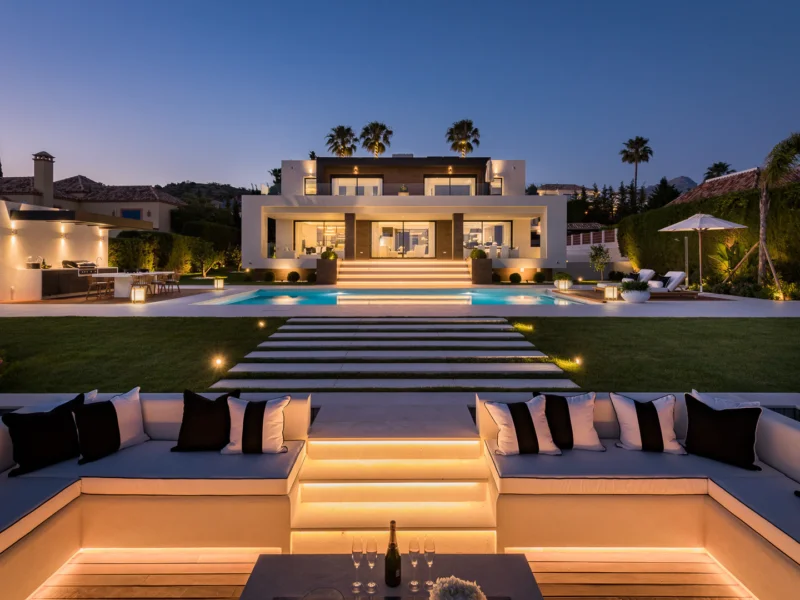 6 Bedroom Private Villa for Sale in Los Naranjos Golf, Nueva Andalucía, Marbella