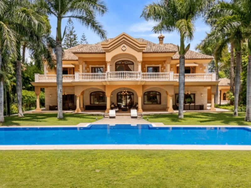 8 Bedroom Private Villa with Terrace for Sale in Guadalmina Baja, San Pedro de Alcántara