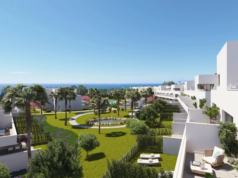 Furnished 2 Bedroom Apartment with Terrace for Rent in Cancelada, Estepona