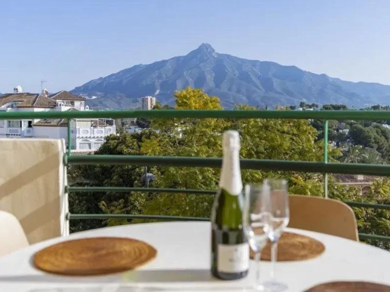 Furnished 2 Bedroom Apartment with Terrace for Rent in Nueva Andalucía, Marbella